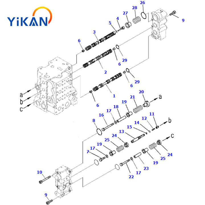 D155AX 6主控阀副图