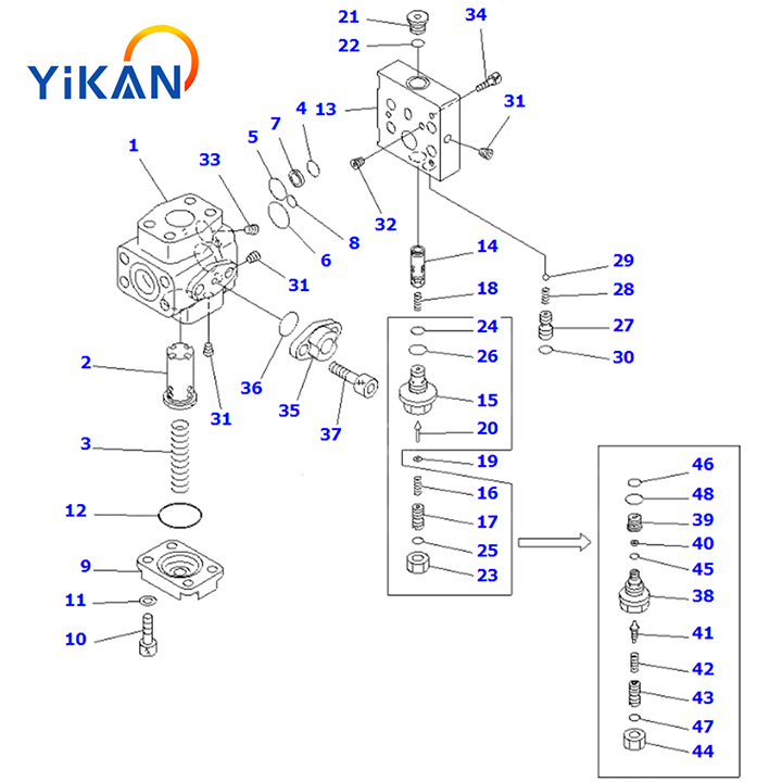 PC60 7 200 300 6结构图